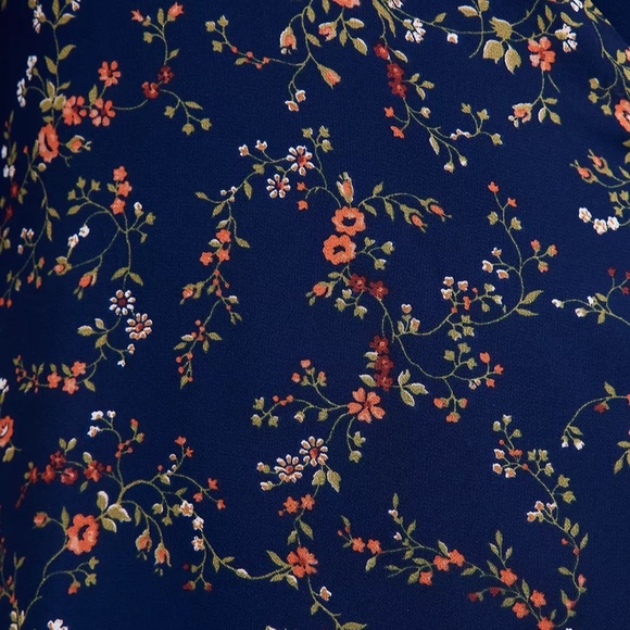 Madewell Vervain Ruffle-Sleeve Wrap Dress in Moonless Floral Size XS - Picture 11 of 11